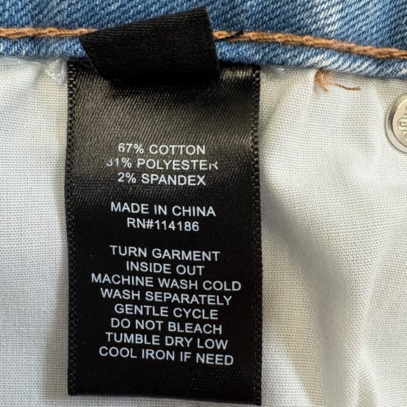 Frye Women's Cuffed Crop Jeans, Stretch, High Rise, Light Blue, Size 14, NWT - Picture 15 of 16